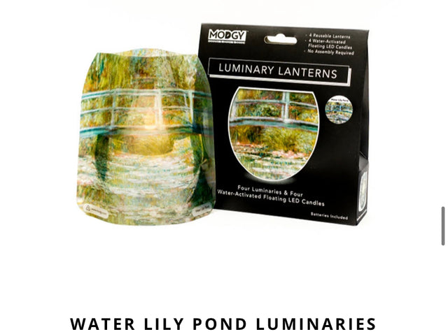 Water Lily Pond Luminaries