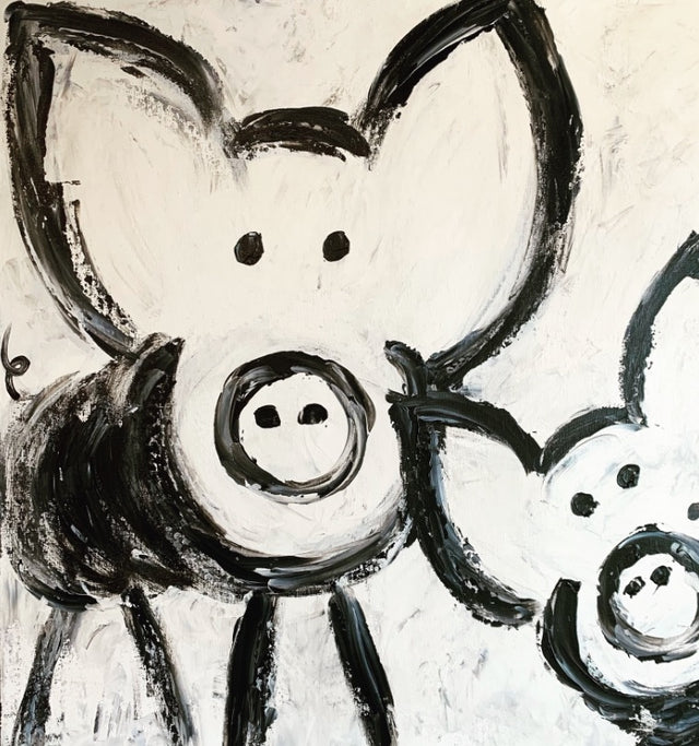 Pig Friends Print