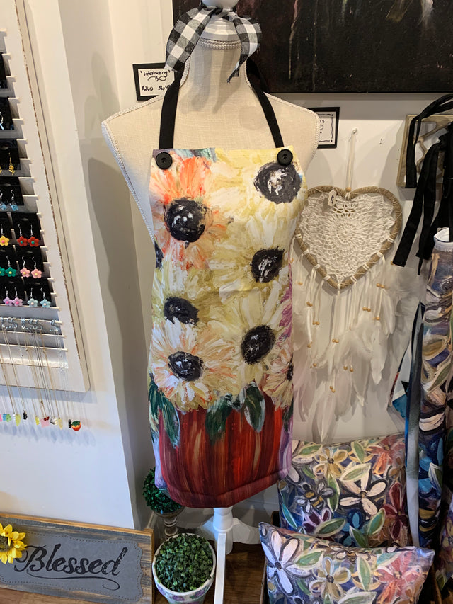 Three Vases Apron