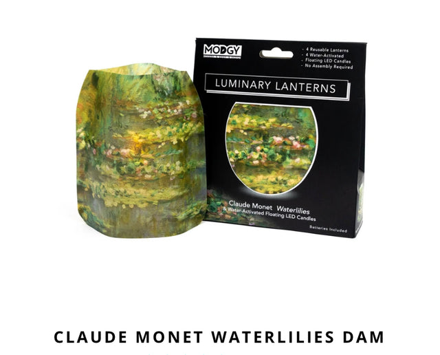 Claude Monet Waterlilies Luminaries